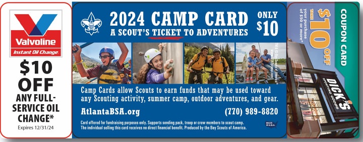 Official Camping Guide and Saver Card –