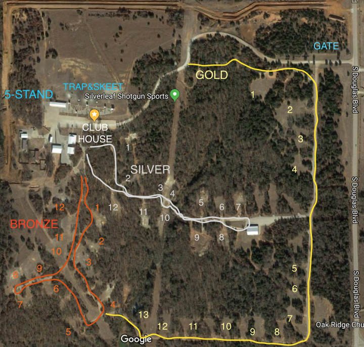 Silverleaf Course Layout
