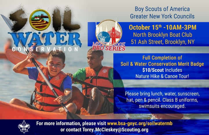 Soil Water Conservation Merit Badge Pro Series Greater
