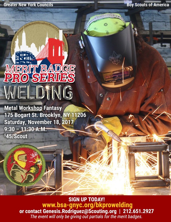Welding Merit Badge Greater New York Councils