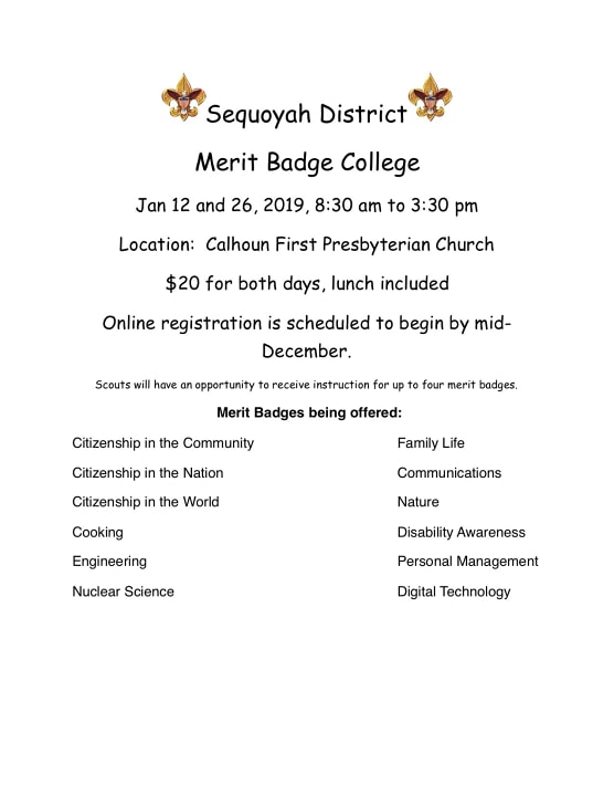 merit badge college sequoyah district day 1 northwest digital technology merit badge