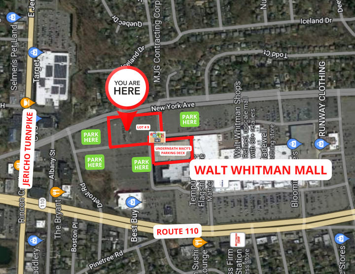 WALT WHITMAN MAP