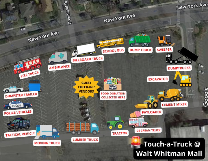 Touch a Truck! @ Walt Whitman Mall