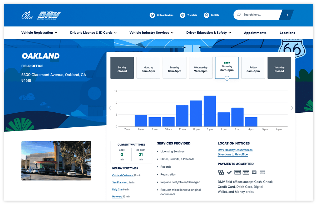 CA DMV Website Redesign