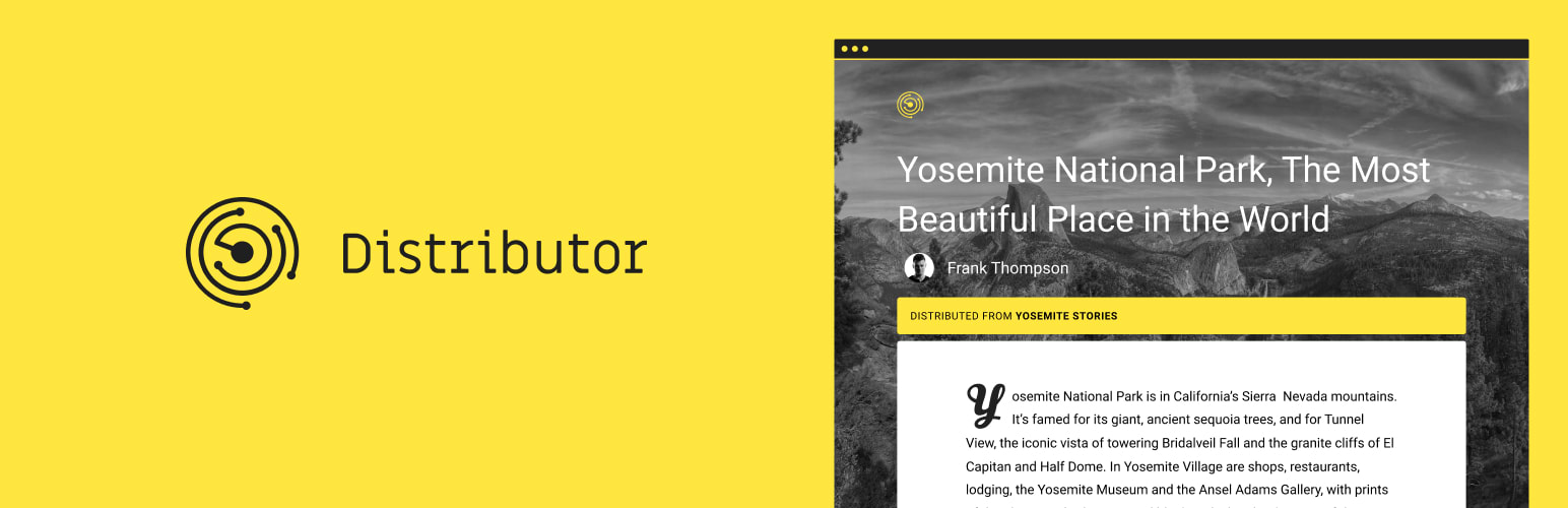 Distributor WordPress Plugin