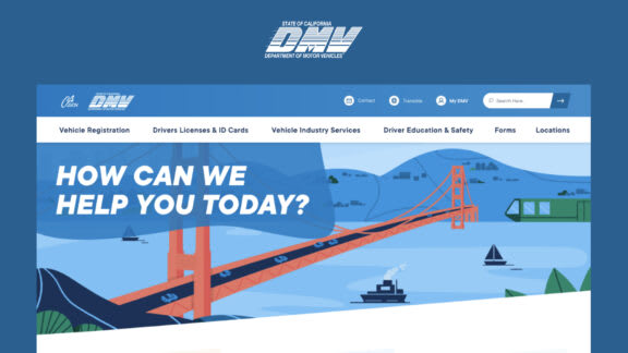 California DMV Web Transformation