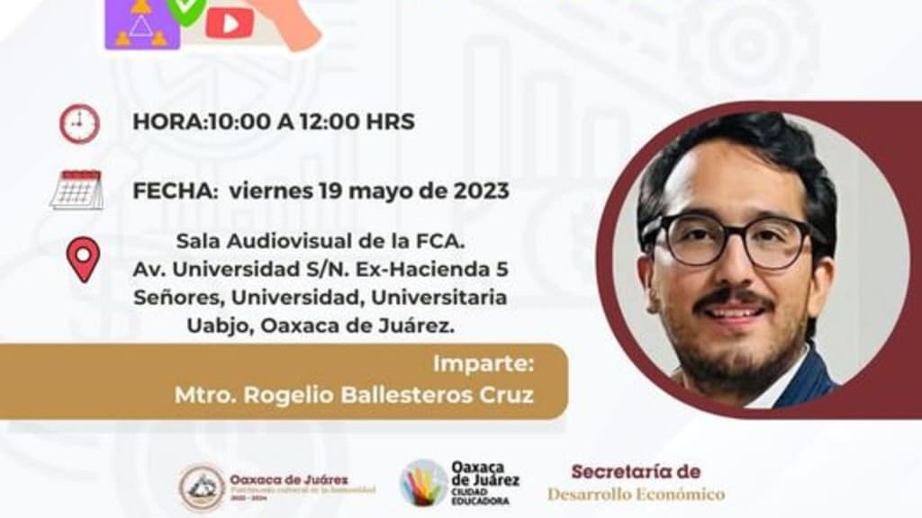 Desarrollo Económico de Oaxaca te invita a la charla magistral "Creando mi estrategia de ventas"