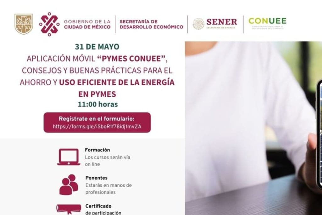 Secretaría de Desarrollo Económico de Ciudad de México te brinda consejos y buenas prácticas en el curso Pymes Conuee