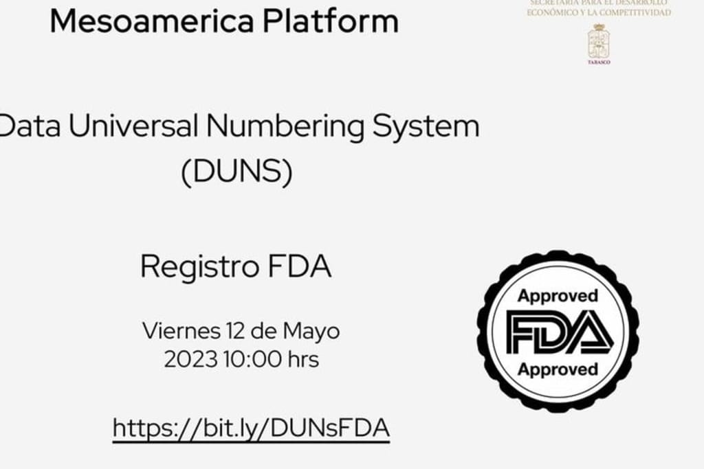 SEDEC Tabasco te brinda los conocimientos necesarios sobre FDA y DUNS, sigue leyendo