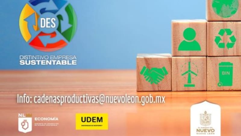 Adquiere los conocimientos necesarios para obtener el distintivo como Empresa Sustentable, la Secretaría de Nuevo León te apoya