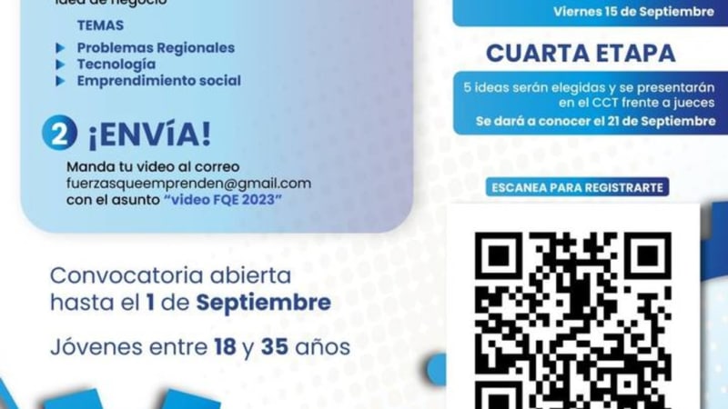 CANACINTRA Torreón te invita a participar en Fuerzas que Emprenden, podrás ganar hasta 150 mil pesos, aquí más detalles