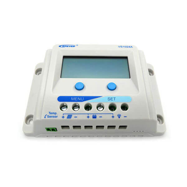 شارژکنترلر 10 آمپر LCD دار PWM برند ای پی اور مدل VS1024A شارژکنترلر 10 آمپر LCD دار PWM برند ای پی اور مدل VS1024A