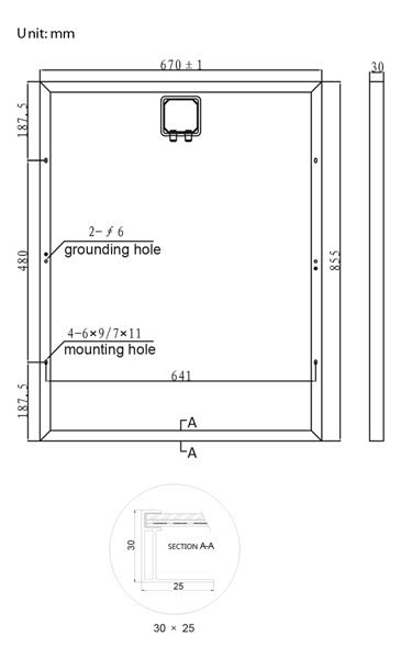 پنل خورشیدی 90 وات پلی کریستال یینگلی پنل خورشیدی 90 وات پلی کریستال یینگلی