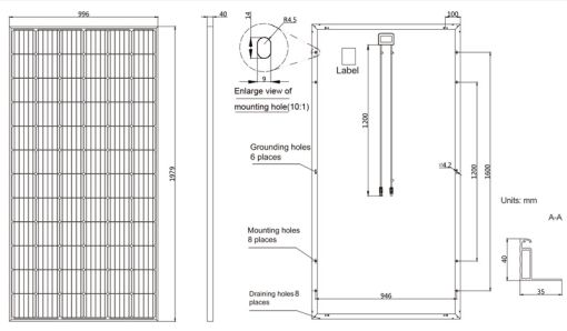 پنل خورشیدی 380 وات مونوکریستال برند JA پنل خورشیدی 380 وات مونوکریستال برند JA
