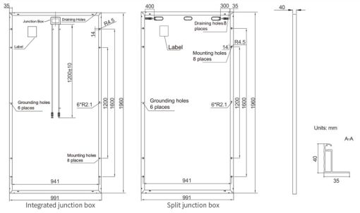 پنل خورشیدی 360 وات مونوکریستال برند JA پنل خورشیدی 360 وات مونوکریستال برند JA