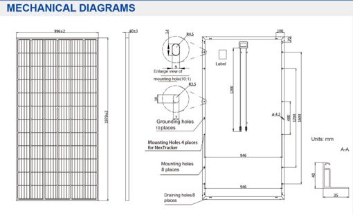 پنل خورشیدی 395 وات مونوکریستال برند JA پنل خورشیدی 395 وات مونوکریستال برند JA