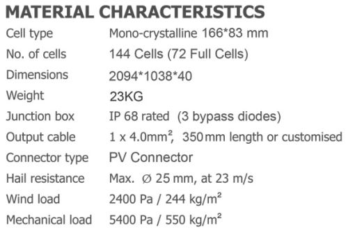 پنل خورشیدی 450 وات مونوکریستال برند AE SOLAR پنل خورشیدی 450 وات مونوکریستال برند AE SOLAR