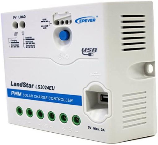 شارژکنترلر 30 آمپر PWM برند ای پی اور LS3024EU مخصوص برق خورشیدی شارژکنترلر 30 آمپر PWM برند ای پی اور LS3024EU مخصوص برق خورشیدی