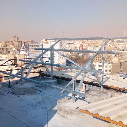 استراکچر پنل خورشیدی زمینی استراکچر پنل خورشیدی زمینی