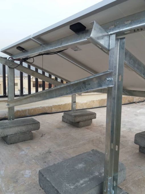 استراکچر یک ردیف مخصوص دو عدد پنل خورشیدی برند سولارنیرو استراکچر یک ردیف مخصوص دو عدد پنل خورشیدی برند سولارنیرو