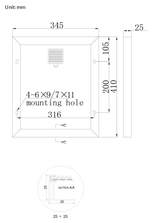 پنل خورشیدی 20 وات پلی کریستال یینگلی پنل خورشیدی 20 وات پلی کریستال یینگلی