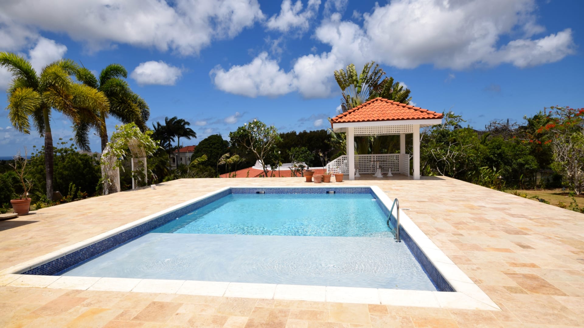 Pool Deck And Gazebo Pool Deck And Gazebo