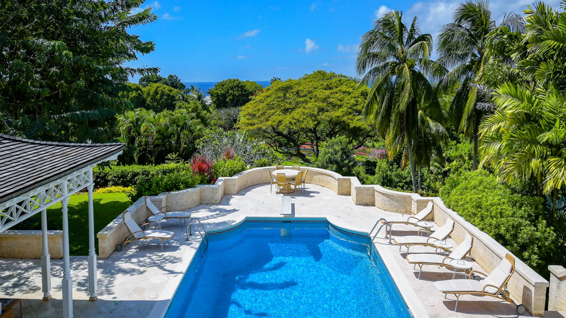 Sea view from Master bedroom on first floor