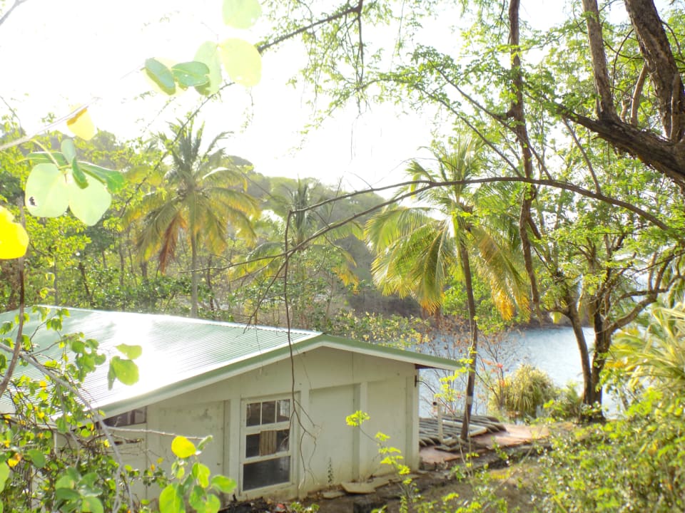 Perched on the edge of Trouya Bay