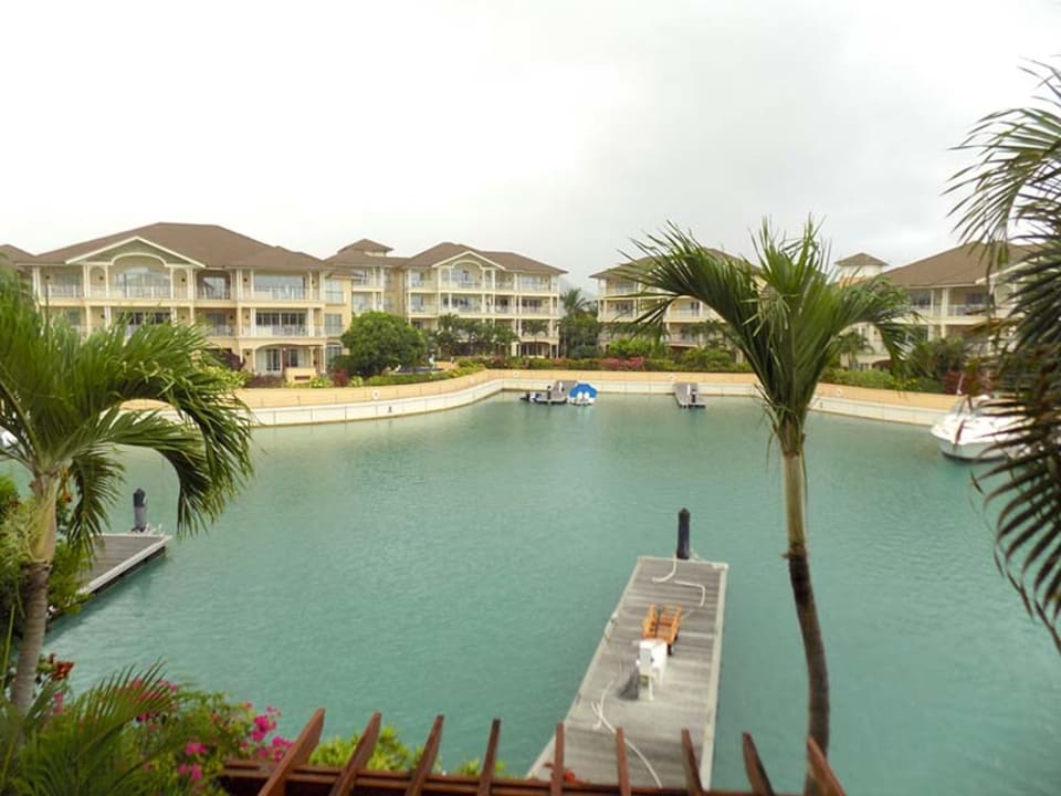 view of marina from the patio