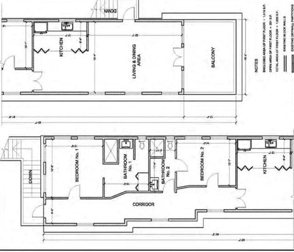 First floor plan