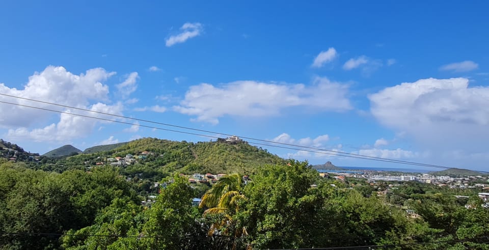 Views of Pigeon Island and Rodney Bay