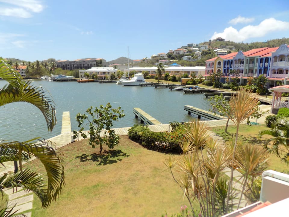 Lovely water views over Rodney Bay Marina