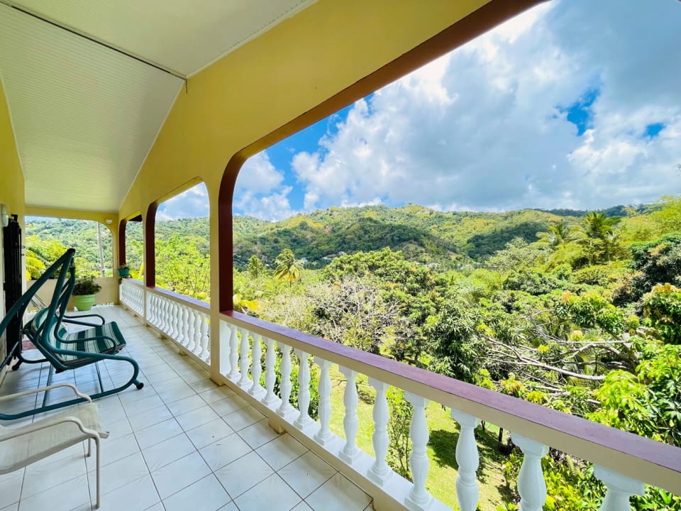 First floor - master bedroom balcony view