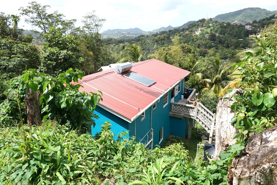 View of the mountains, looking towards 