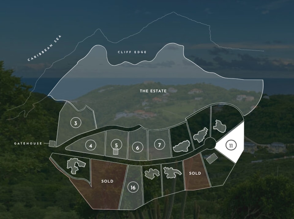 Mount Du Cap Development, highlighting Lot 11