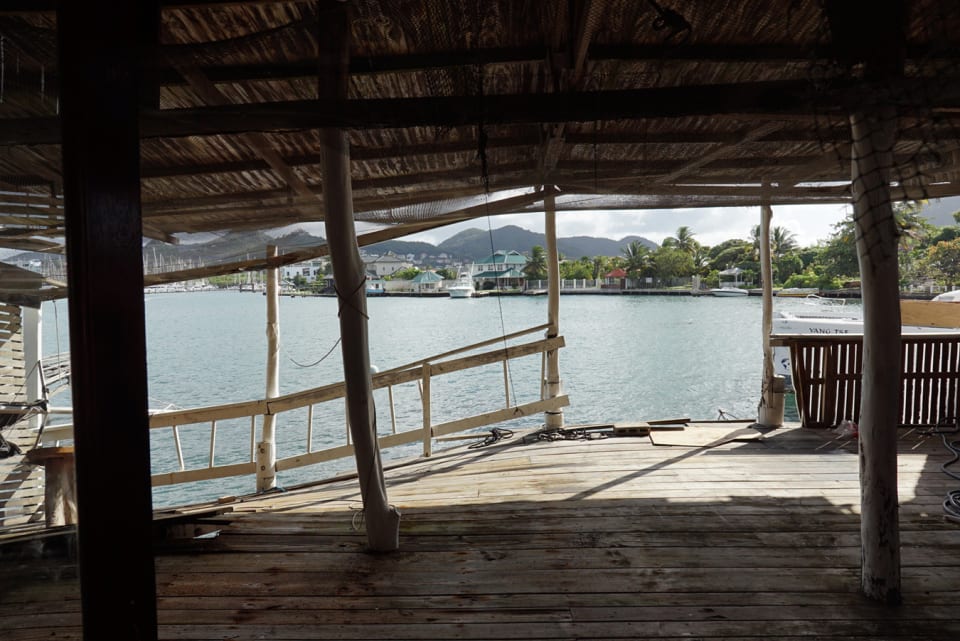 View of the waterfront to the back