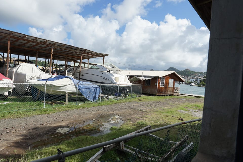 Boatyard next door