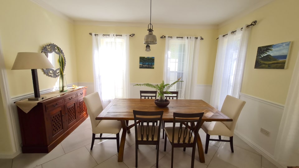 Bright Airy Dining Area