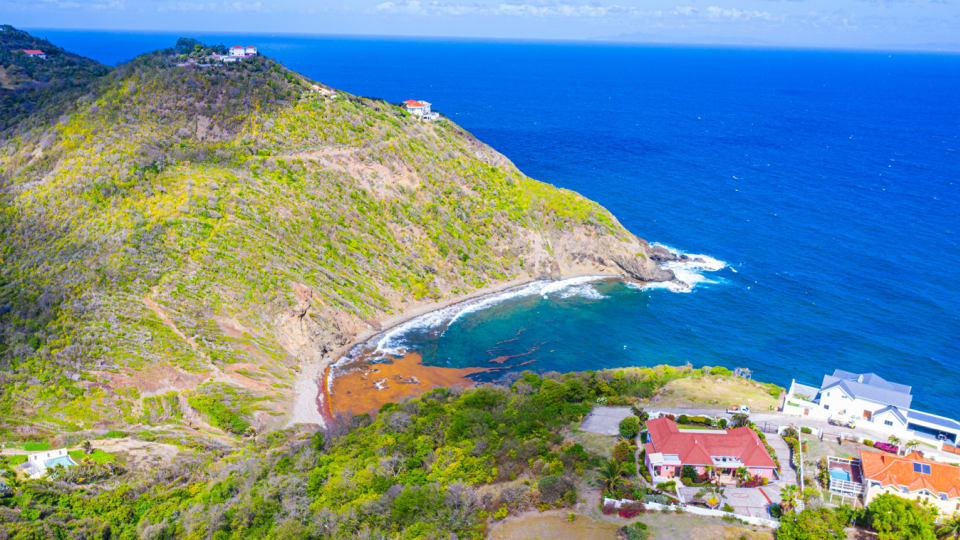 View looking towards the Atlantic Ocean