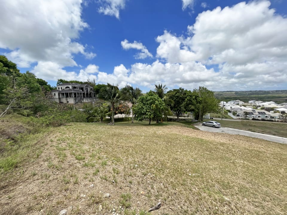 View from the lot, facing the East