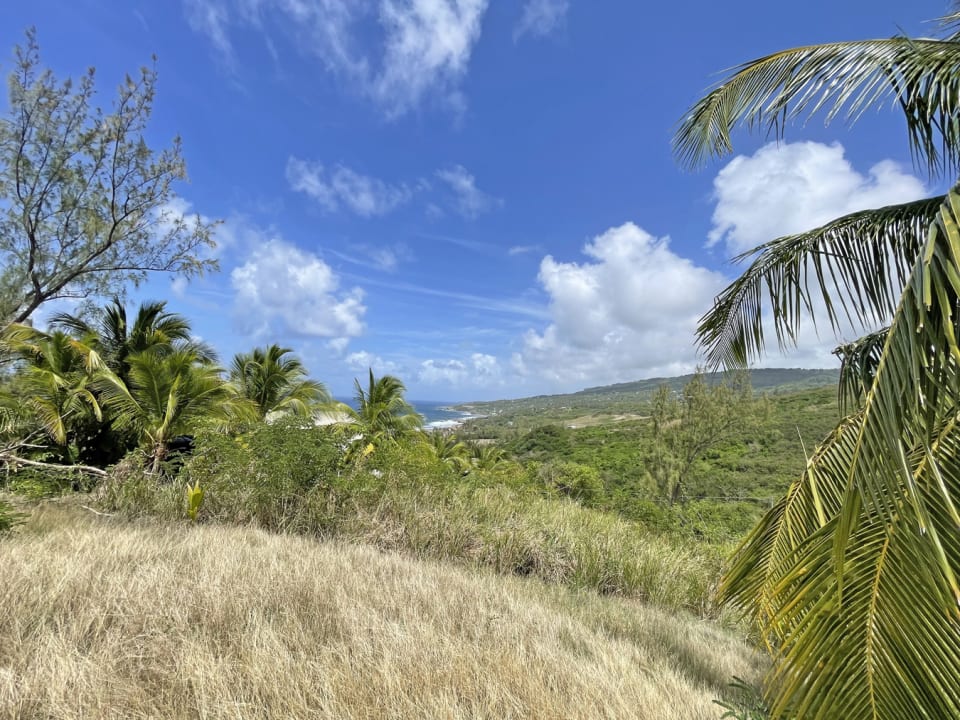 View facing North East with ocean views