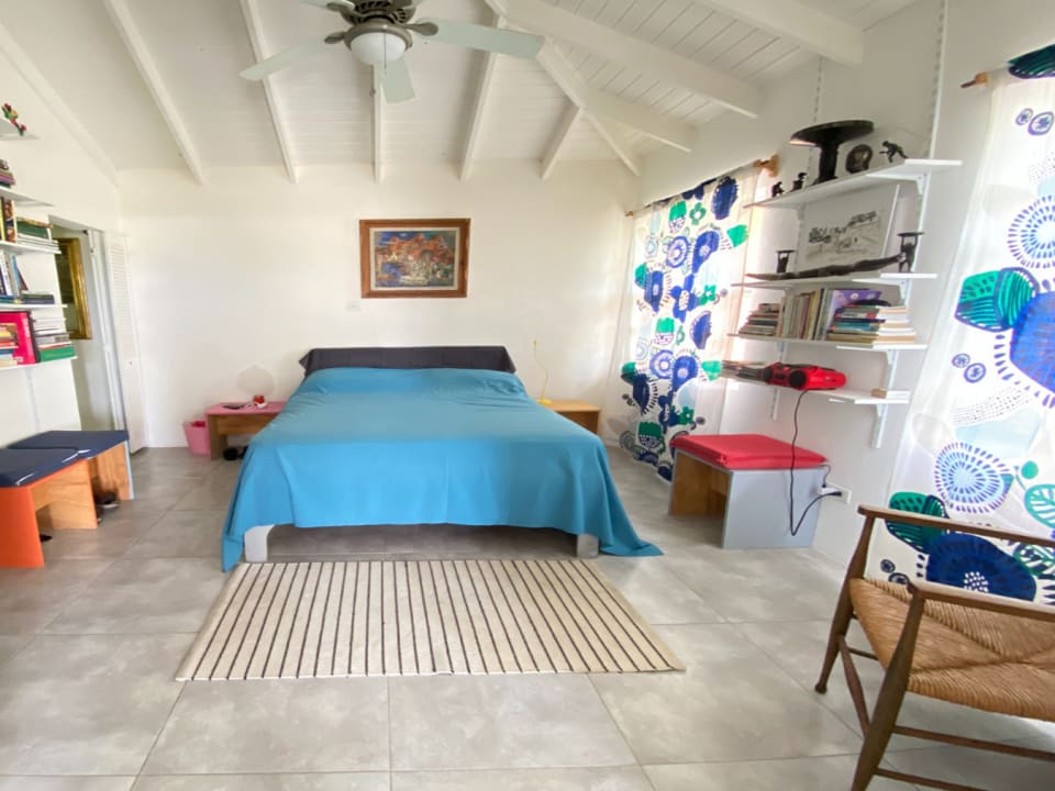 Bright, airy bedroom