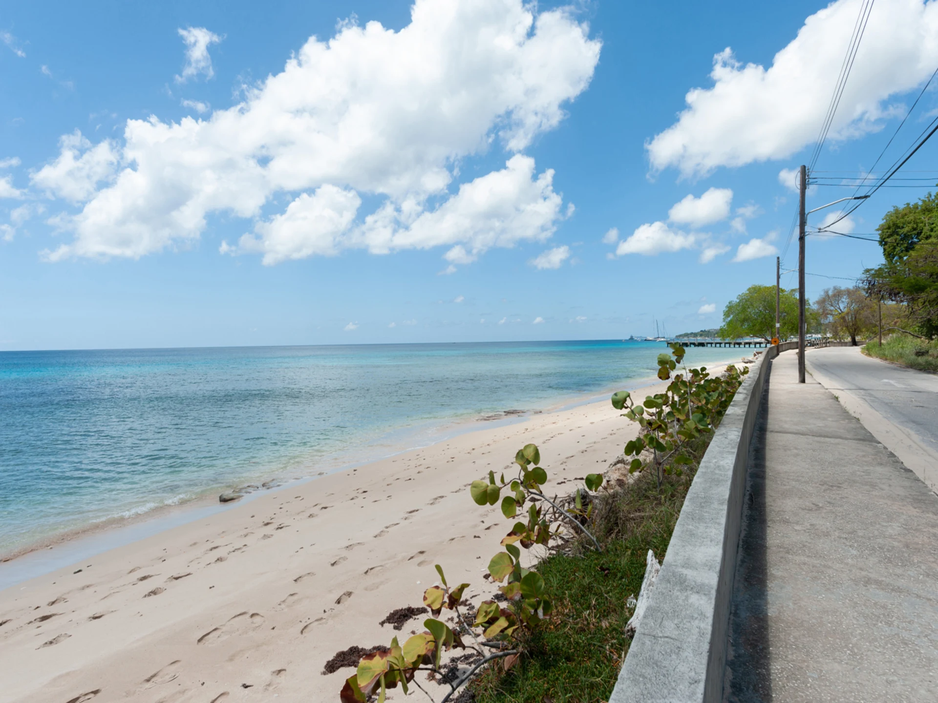 Caribbean Sea opposite