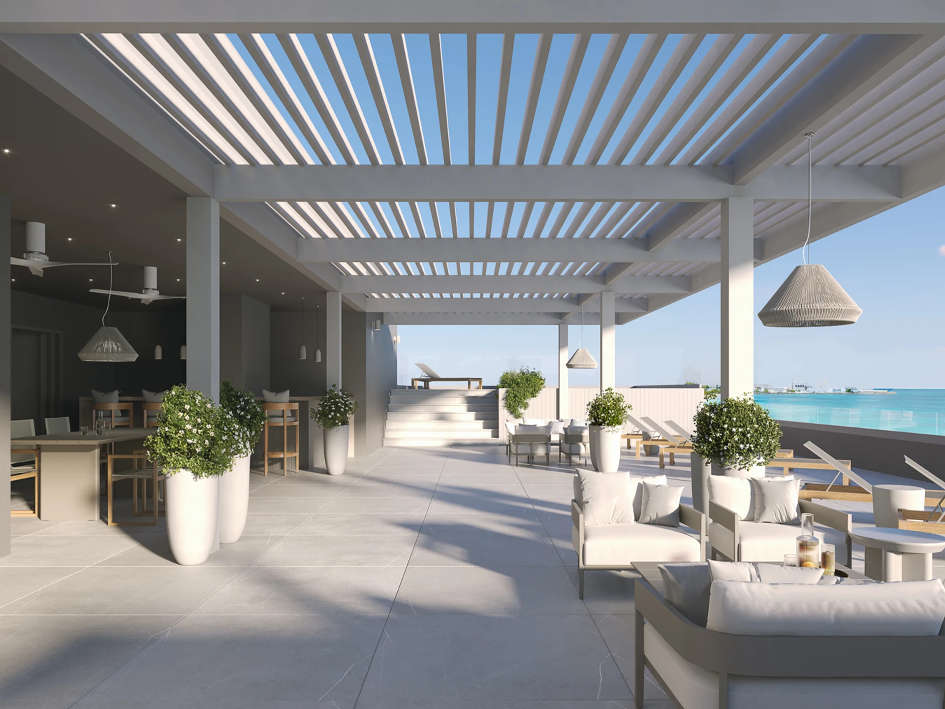 The Sky Lounge at Aspire - 7th floor.