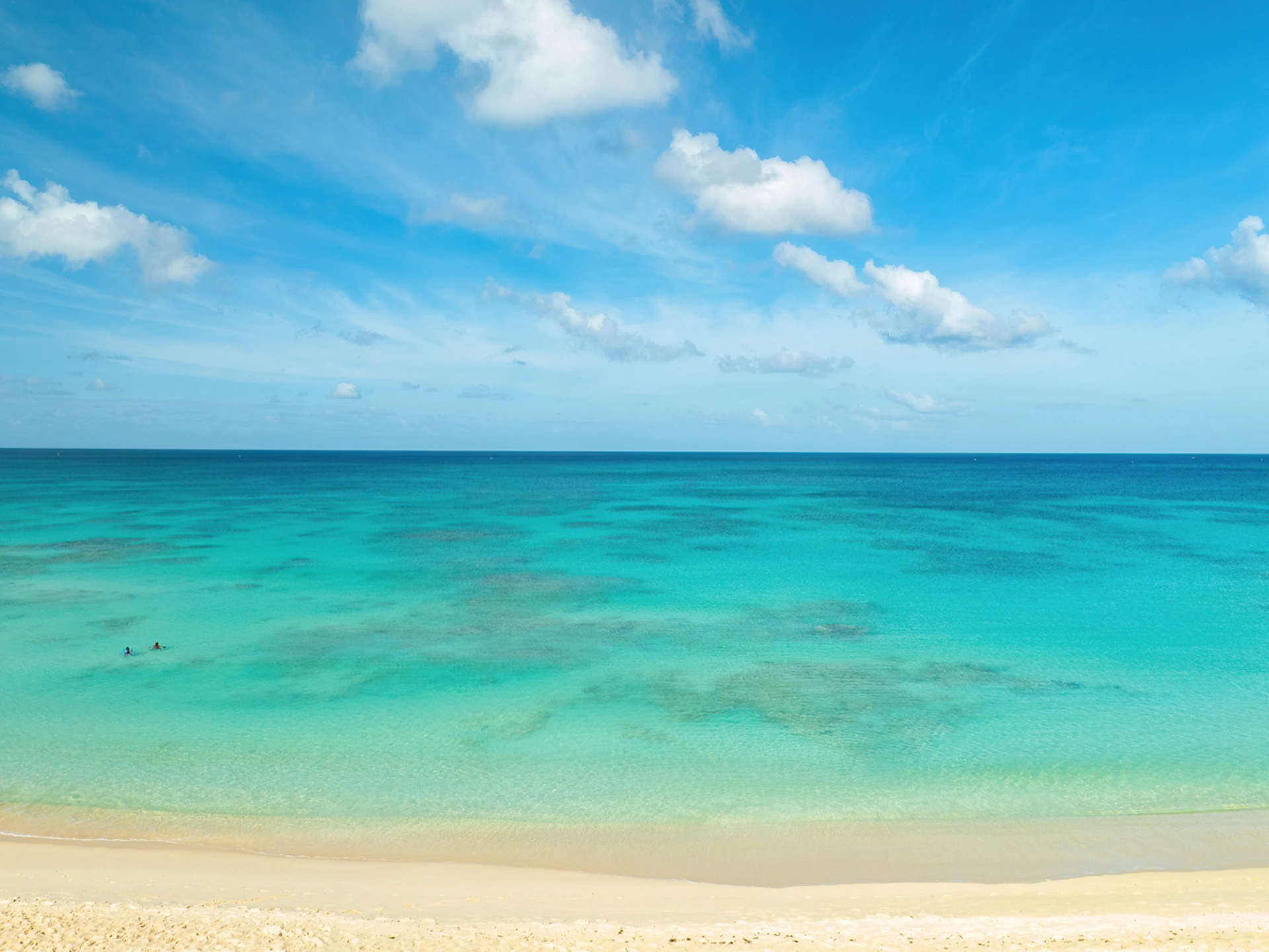 Direct beach access and excellent swimming