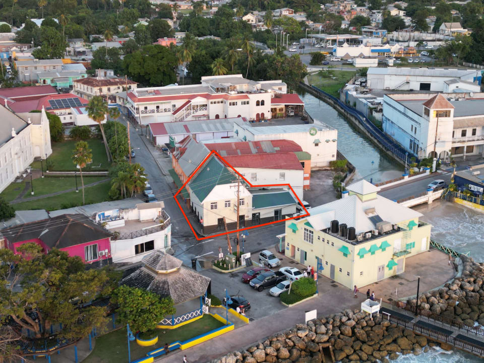 Aerial view of building