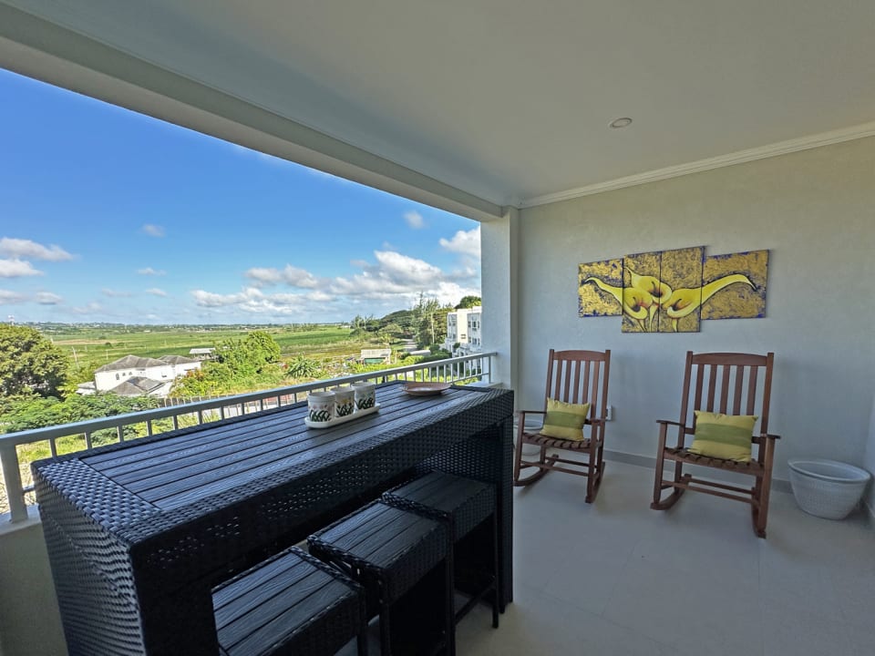 Patio with views of the St. George Valley