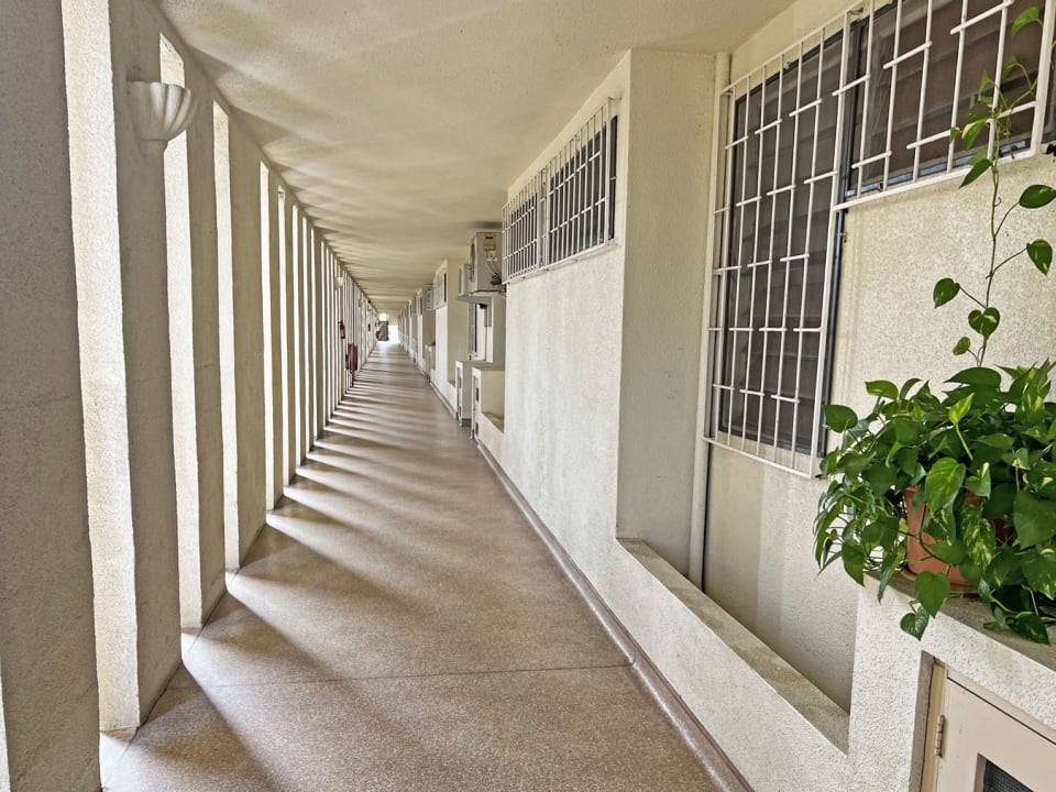 Corridor to the unit