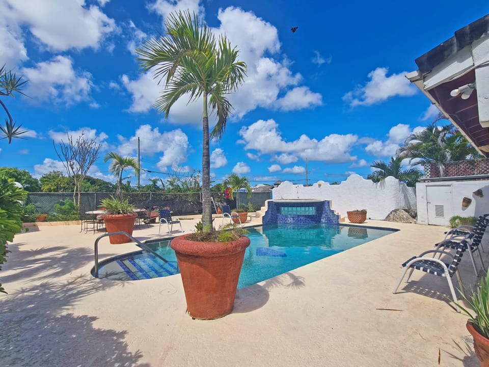Pool with gazebo