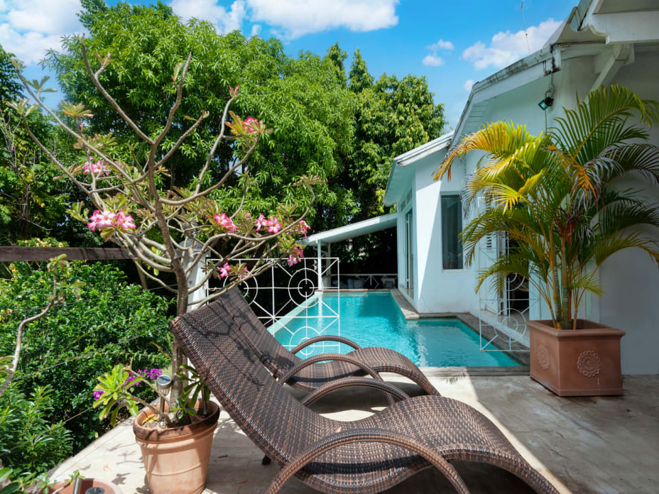 Pool Deck Overlooking Gardens